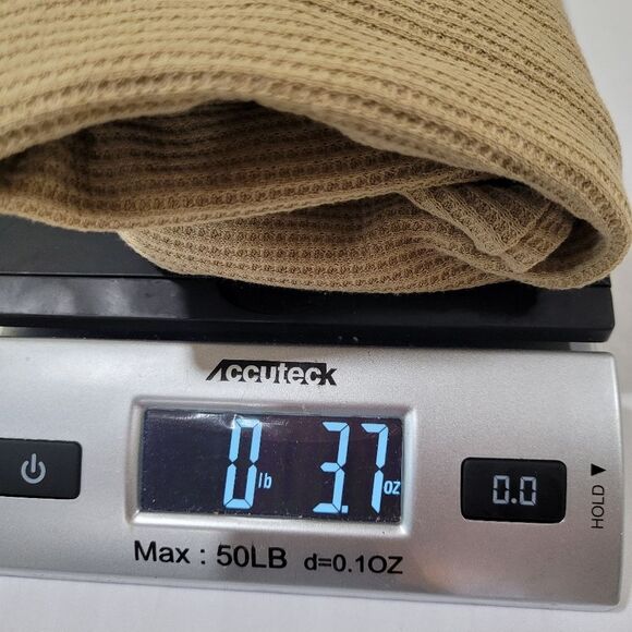 Weatherproof Vintage Size 5 Tan Long Sleeve Henley Shirt - Picture 4 of 4